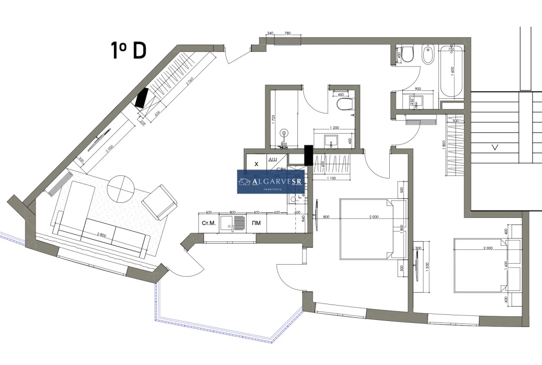Apartamento T2 para Venda em Armação de Pera Foto 19