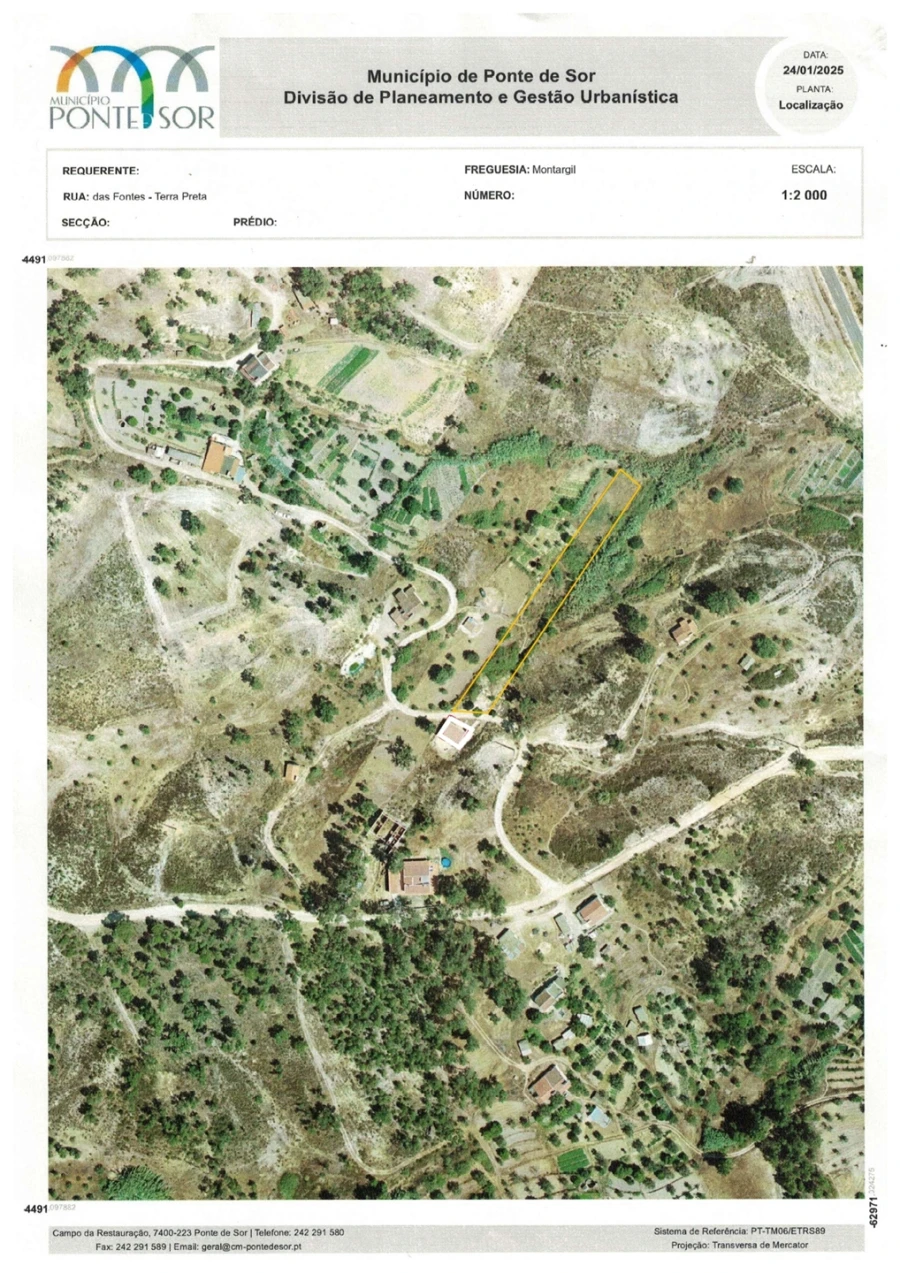 Terreno para Venda em Montargil Planta 1