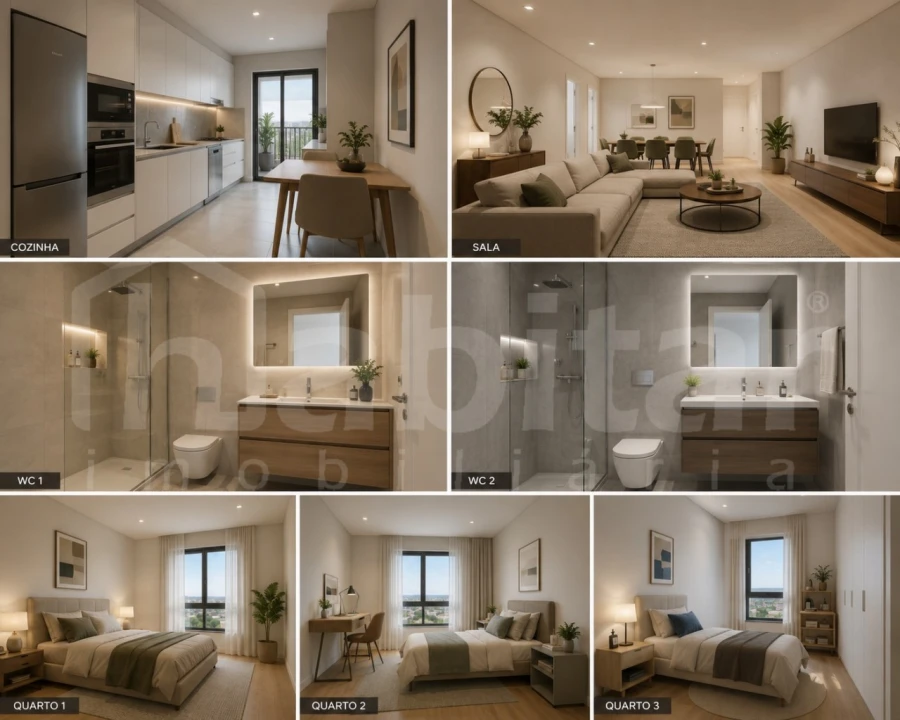 Apartamento T3 para Venda em Benavente Foto 5