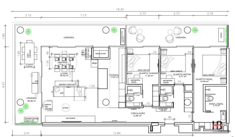 Apartamento T3 para Venda em Canidelo