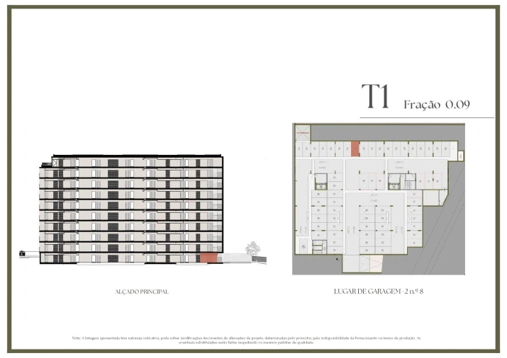 Apartamento T1 para Venda em Vilar de Andorinho Planta 2