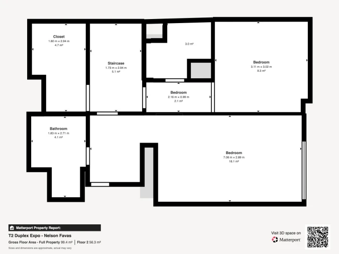 Apartamento T2 para Venda em Parque das Nações Planta 2