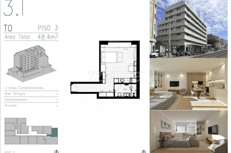 Apartamento T1 para Venda em Matosinhos e Leça da Palmeira Foto 7