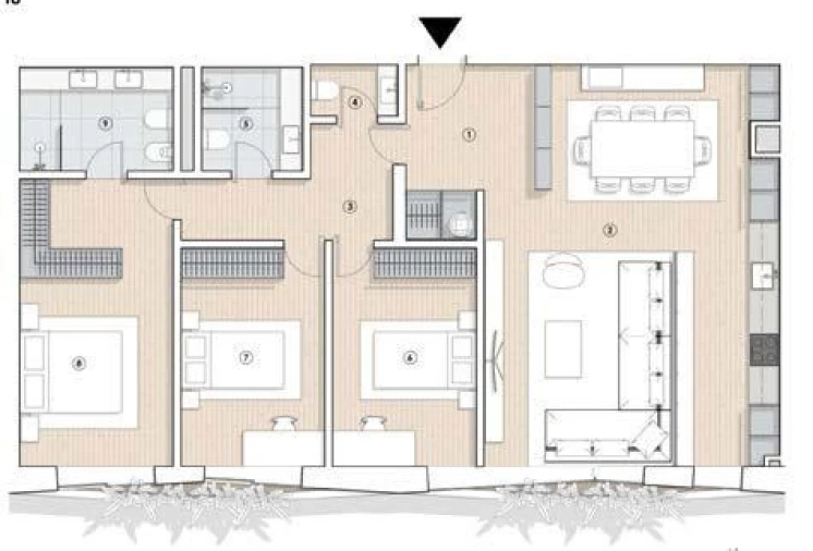 Apartamento T3 para Venda em Paranhos Planta 1
