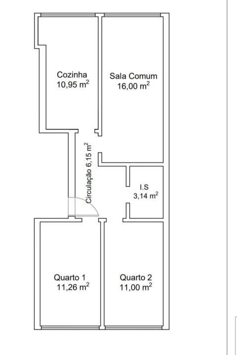 Apartamento T2 para Venda em Penha de França