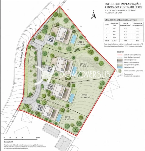 Terreno para Venda em Pedroso e Seixezelo