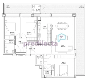 Apartamento T3 para Venda em Paranhos