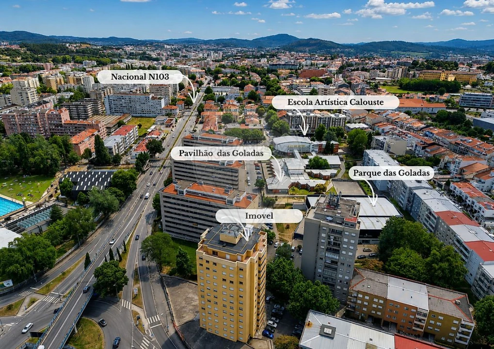 Apartamento T3 para Arrendamento em São Vitor (Braga) Foto 2
