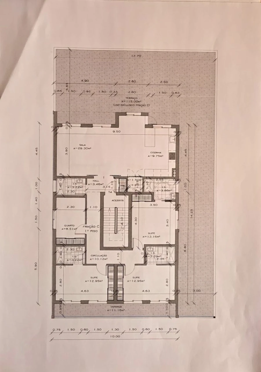 Apartamento T4 para Venda em Almada, Cova da Piedade, Pragal e Cacilhas Planta 1