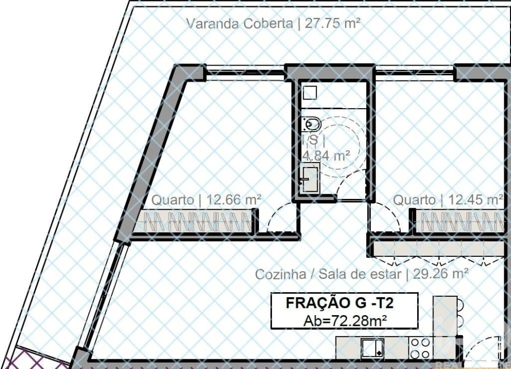 Apartamento T2 para Venda em Quarteira Foto 9