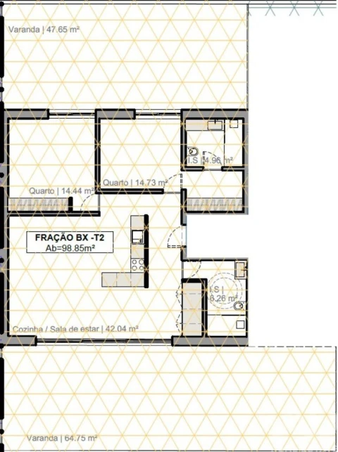 Apartamento T2 para Venda em Quarteira