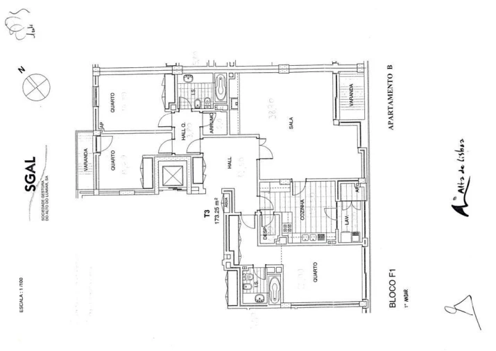 Apartamento T3 para Arrendamento em Lumiar Foto 28