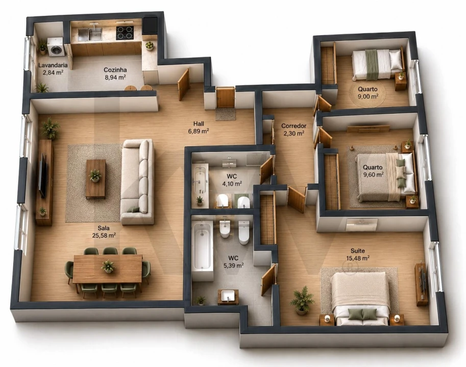 Apartamento T3 para Venda em Parque das Nações Foto 33