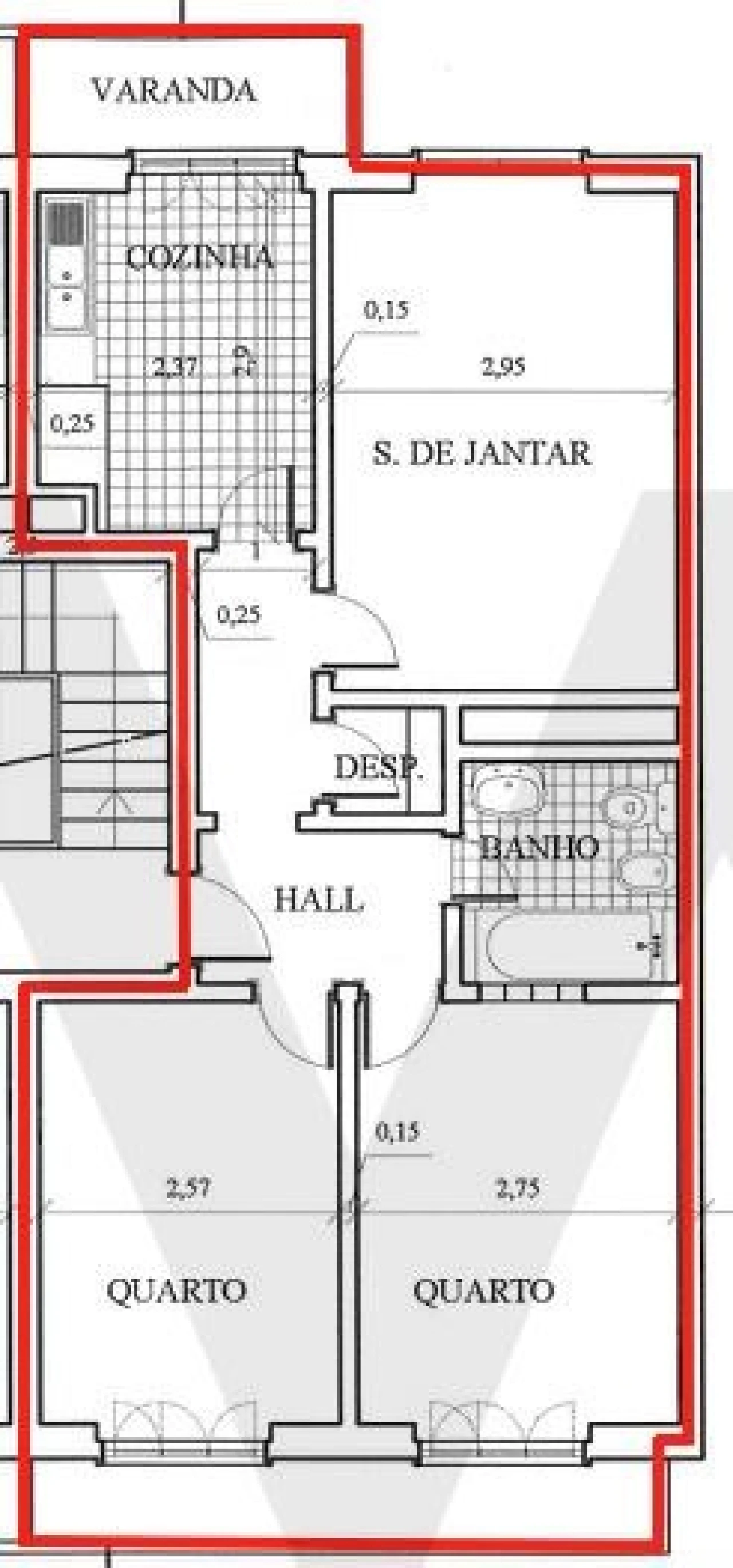 Apartamento T2 para Arrendamento em Estrela Foto 22