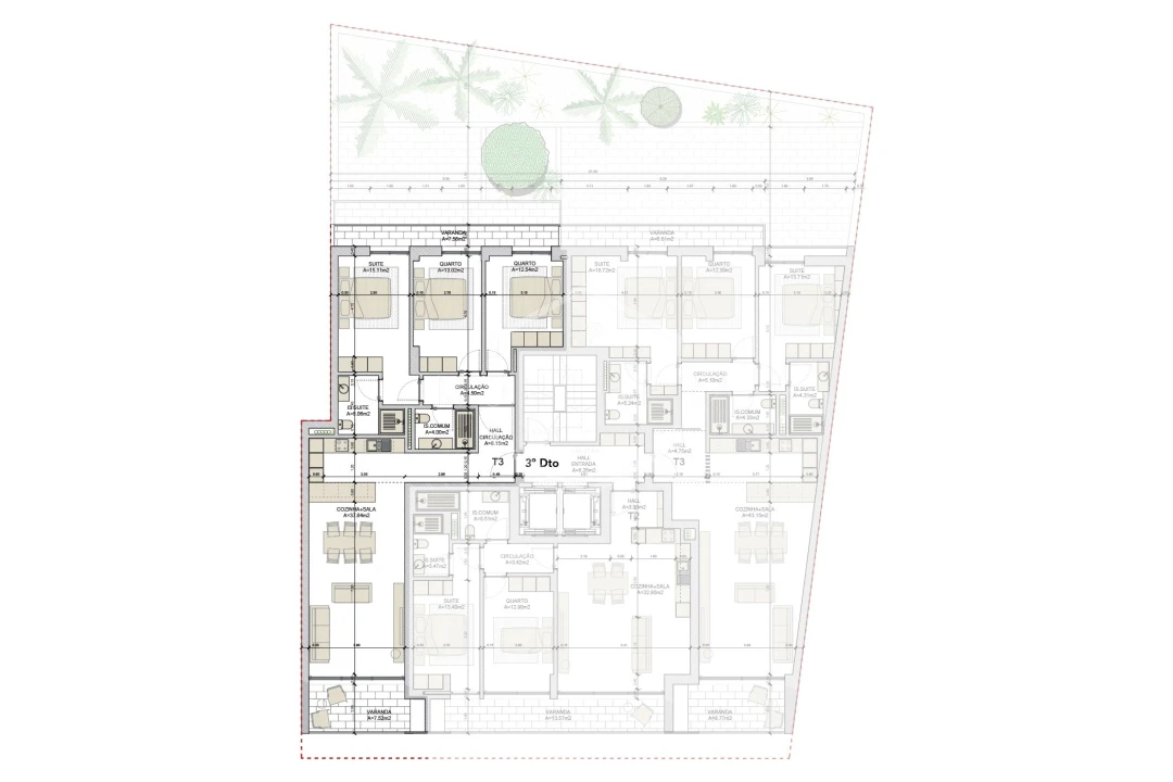 Apartamento T3 para Venda em Loures Planta 2
