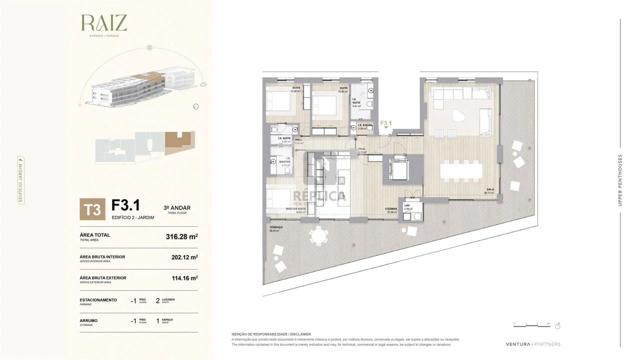 Apartamento T3 para Venda em Aldoar, Foz do Douro e Nevogilde Foto 11