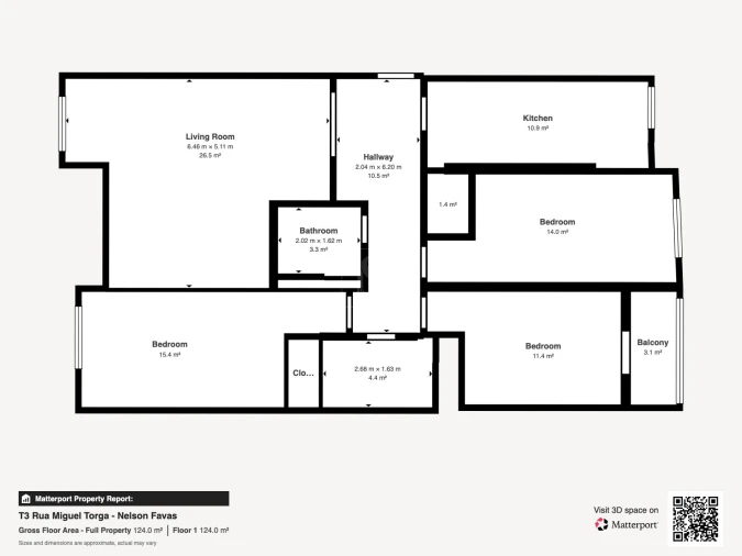 Apartamento T3 para Venda em Alto do Seixalinho, Santo André e Verderena Planta 1
