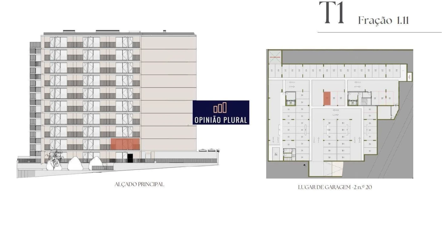 Apartamento T1 para Venda em Vilar de Andorinho Foto 9