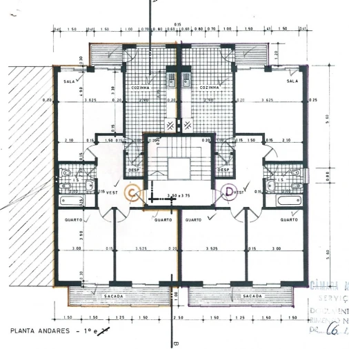 Apartamento T2 para Venda em Montijo e Afonsoeiro Planta 1