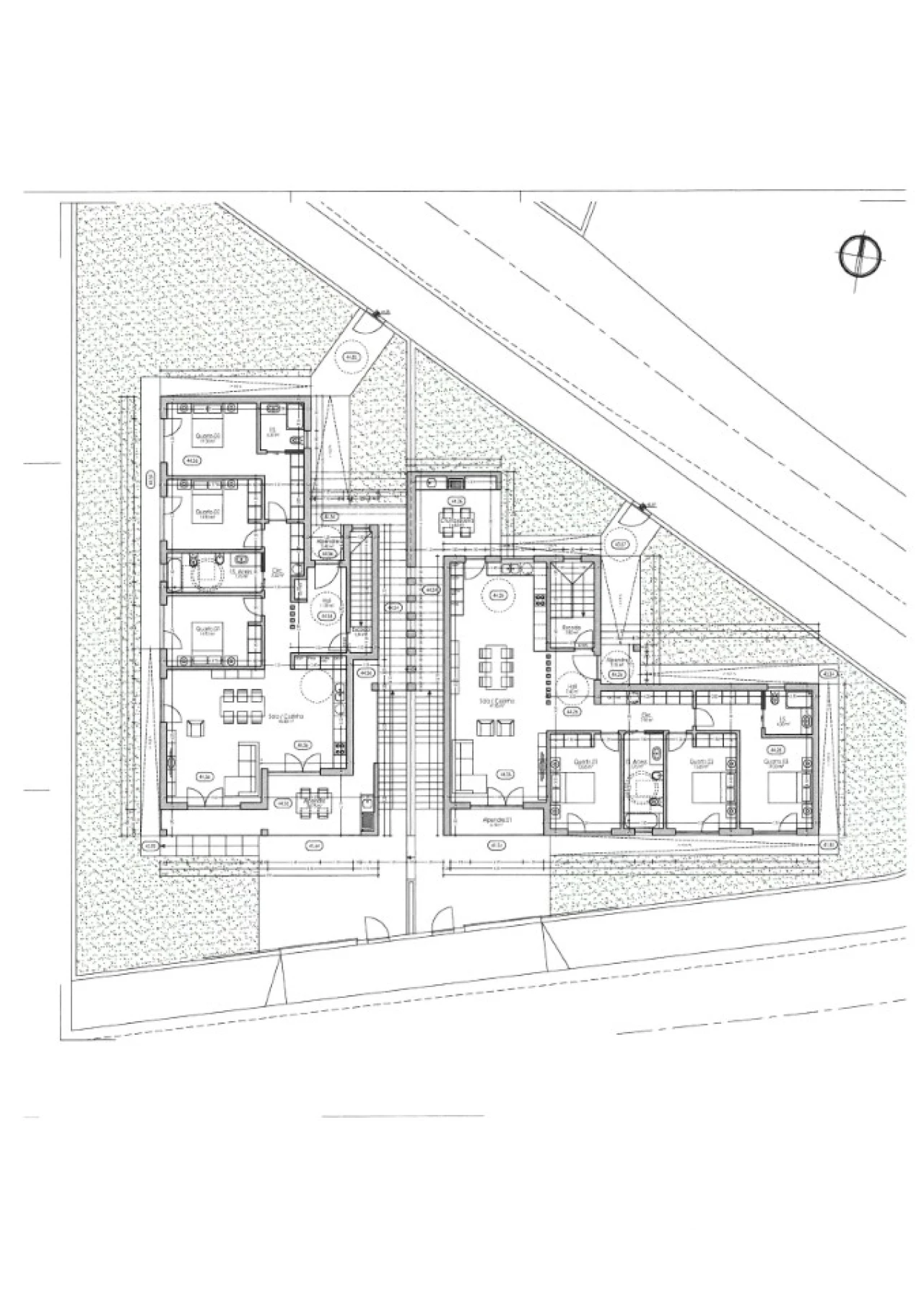 Moradia T3 para Venda em Silveira Planta 3