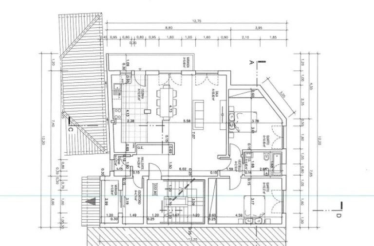 Apartamento T3 para Venda em Malveira e São Miguel de Alcainça Planta 1