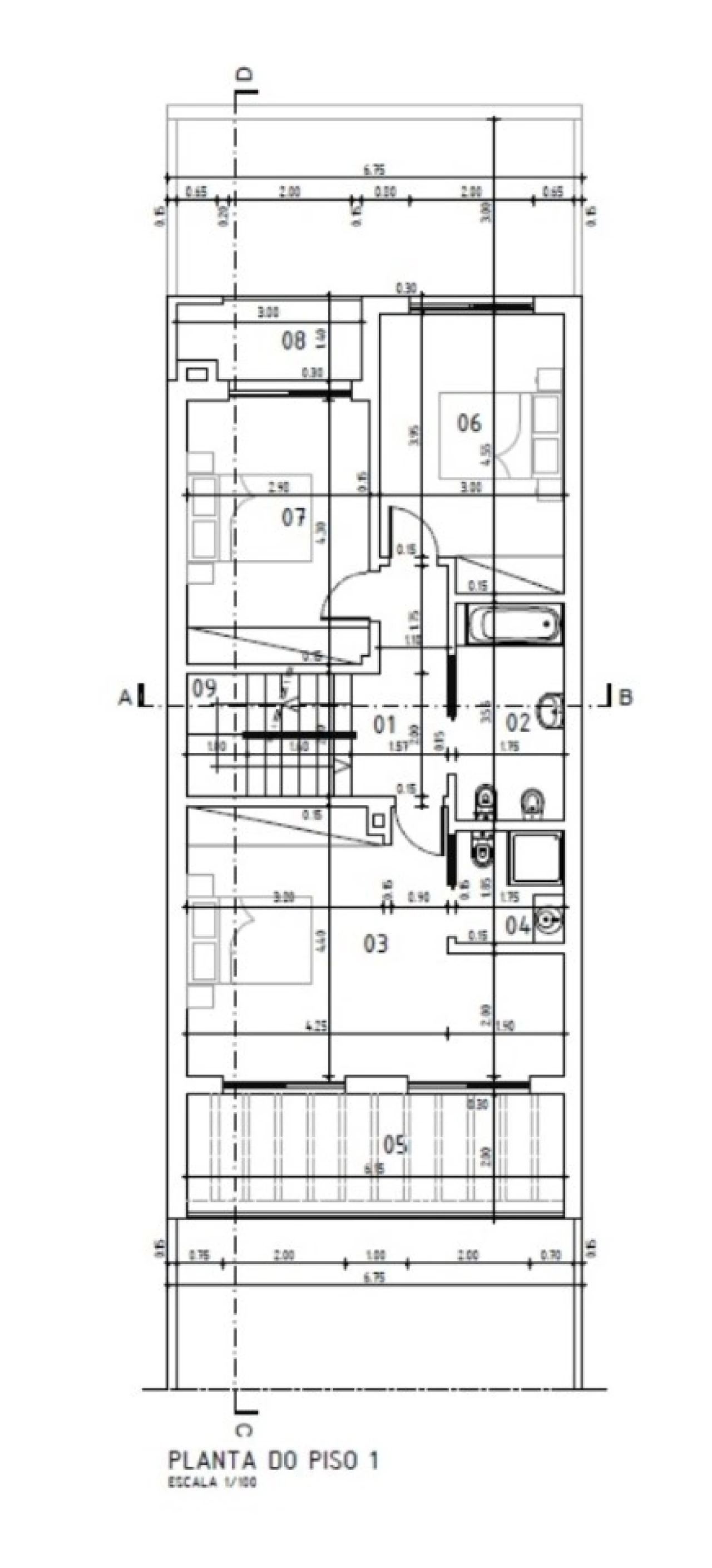Moradia T3 para Venda em Tavira (Santa Maria e Santiago) Planta 2