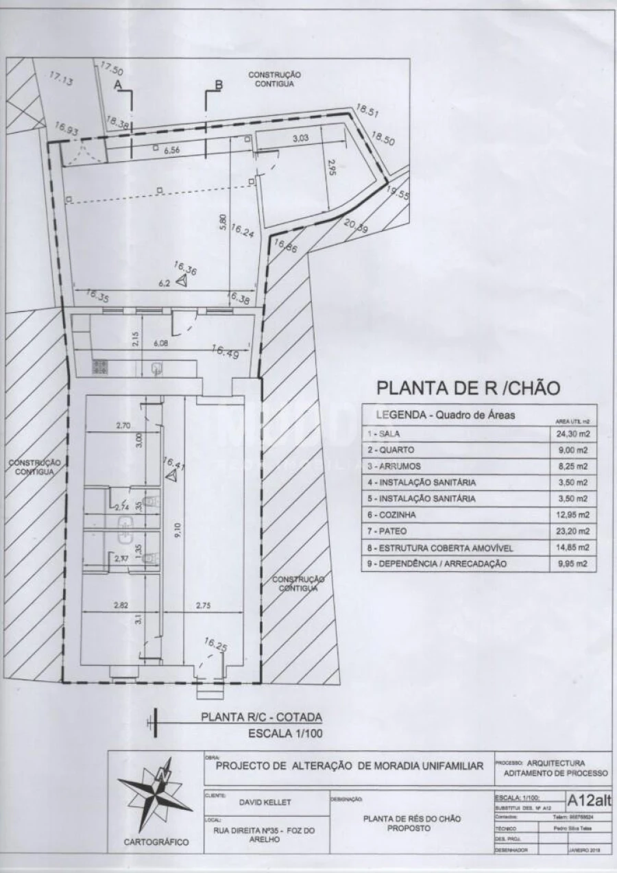 Moradia T2 para Venda em Foz do Arelho Planta 2