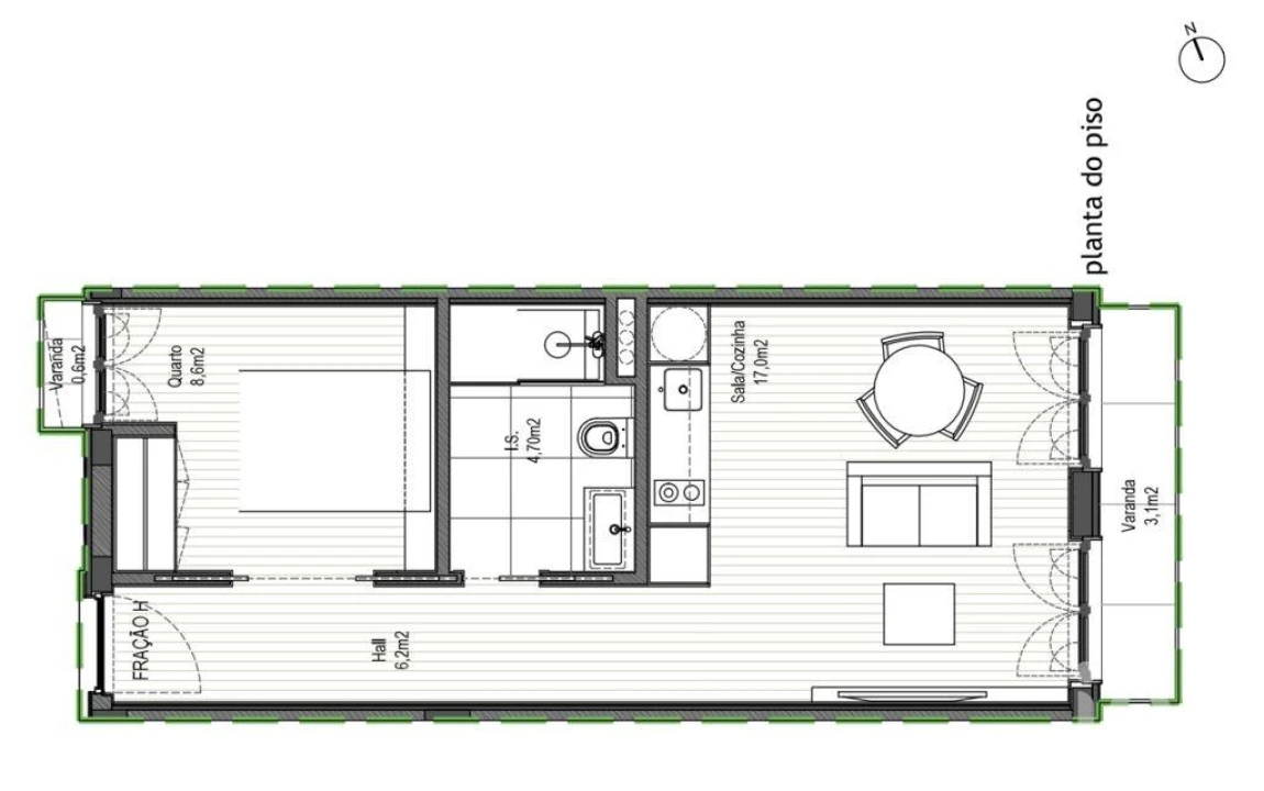 Apartamento T1 para Venda em Cedofeita, Santo Ildefonso, Sé, Miragaia, São Nicolau e Vitória Foto 11