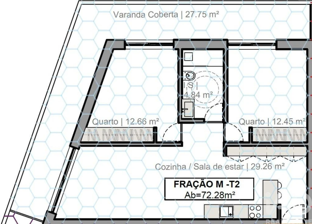 Apartamento T2 para Venda em Quarteira Foto 9