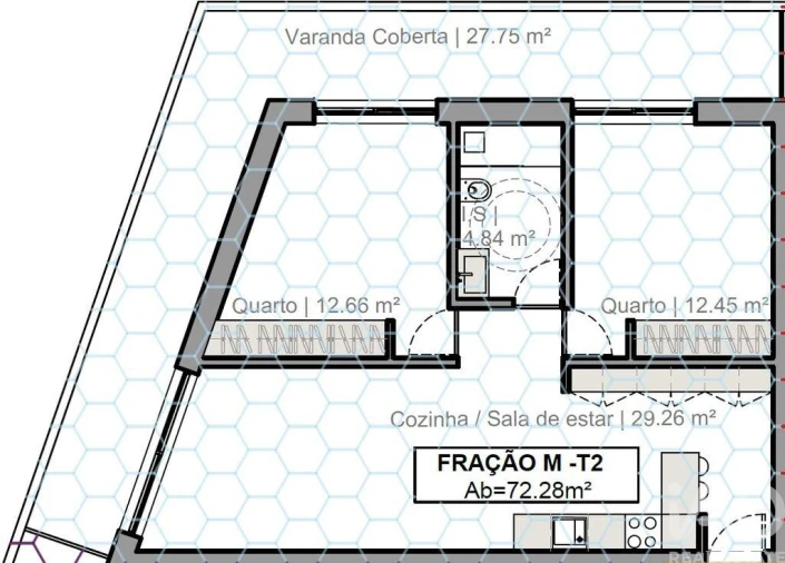 Apartamento T2 para Venda em Quarteira Foto 9