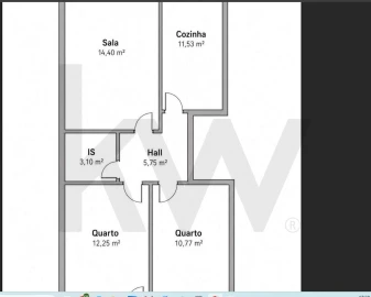 Apartamento T2 para Venda em Algueirão-Mem Martins