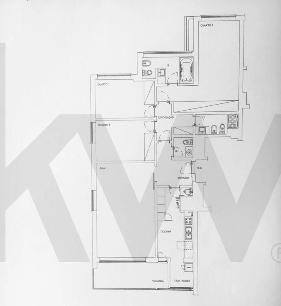 Apartamento T3 para Arrendamento em Alvalade Foto 37