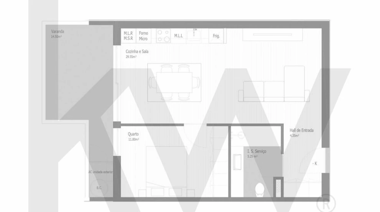 Apartamento T1 para Venda em Valongo Foto 13