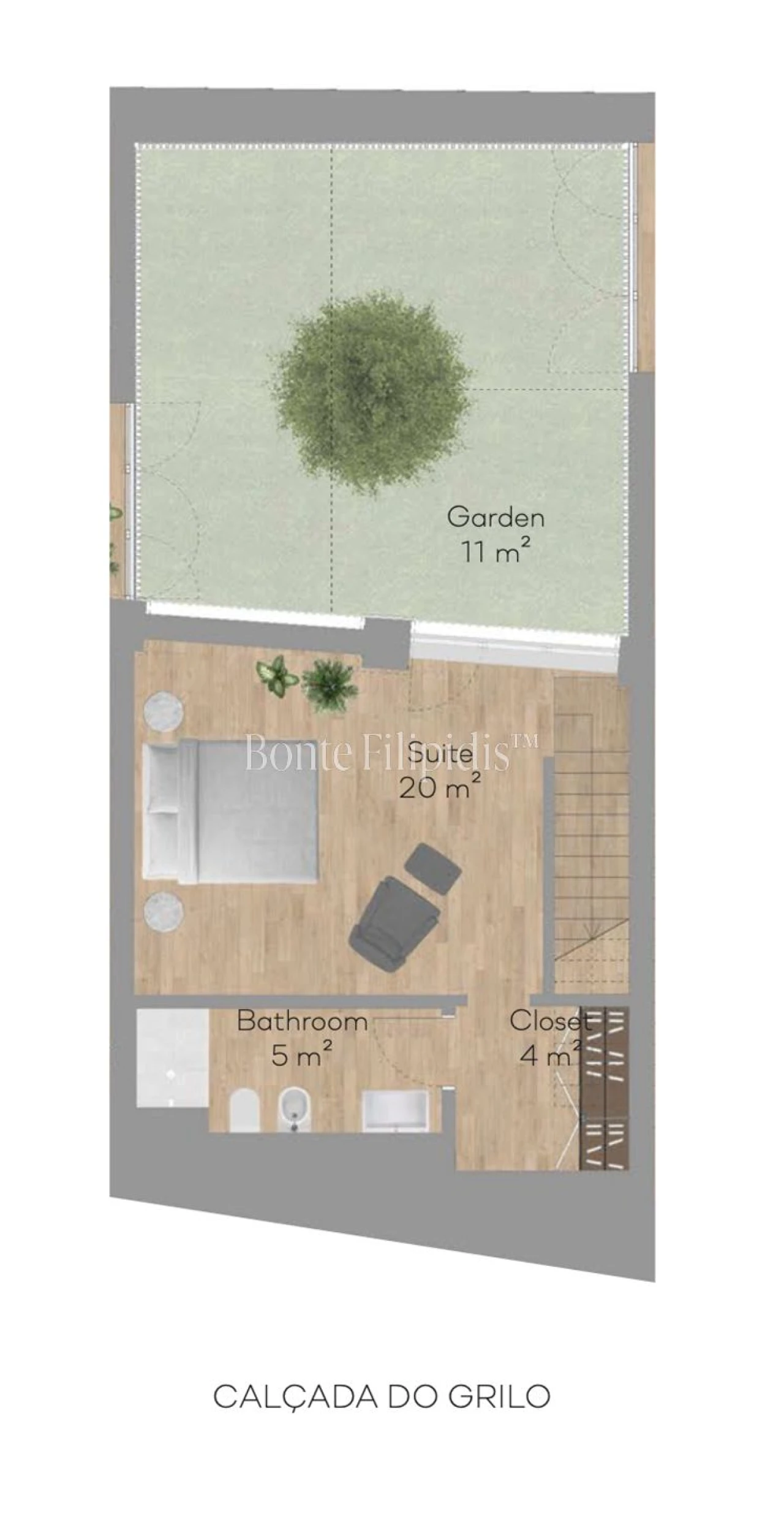 Apartamento T1 para Venda em Beato Planta 2