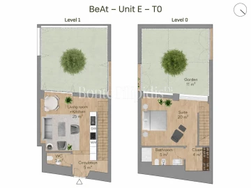 Apartamento T1 para Venda em Beato