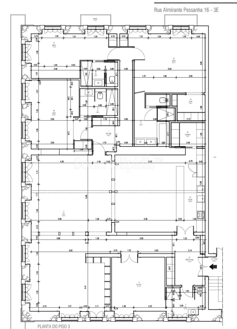 Apartamento T3 para Venda em Santa Maria Maior Planta 1