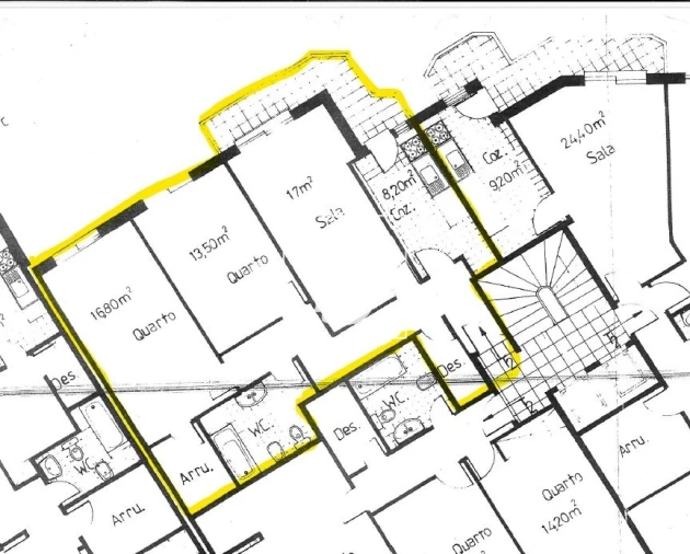 Apartamento T2 para Venda em Póvoa de Varzim, Beiriz e Argivai Planta 1