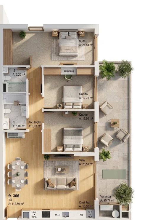 Apartamento T3 para Venda em Camarate, Unhos e Apelação