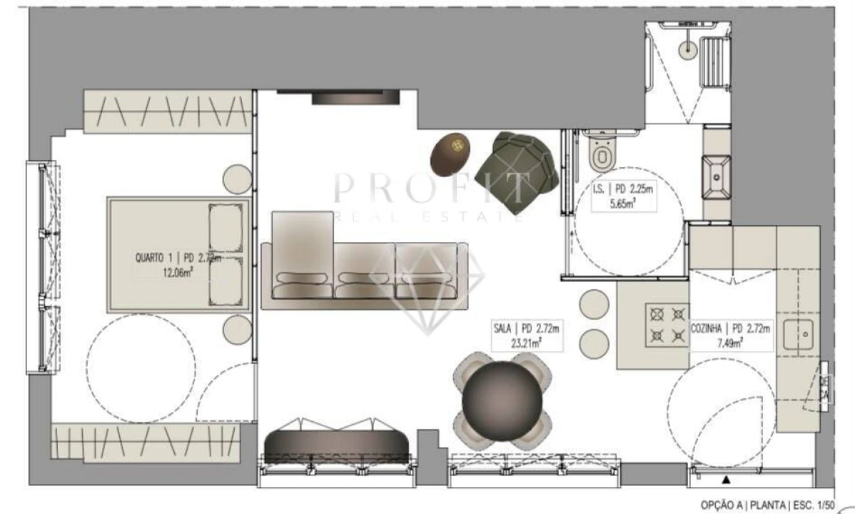 Apartamento T1 para Venda em Queluz e Belas Foto 1