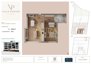 Apartamento T1 para Venda em Aguas Santas