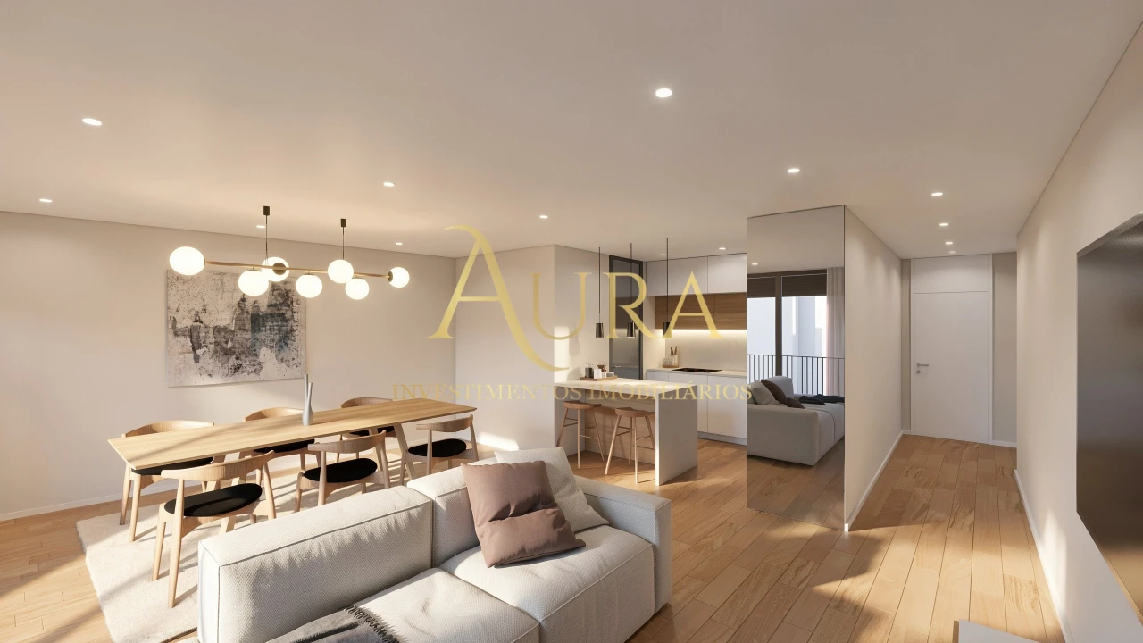 Apartamento T3 para Venda em Aguas Santas Foto 2