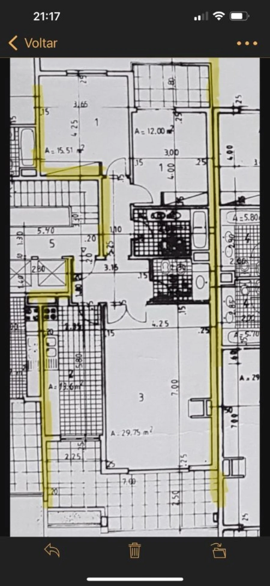 Apartamento T2 para Arrendamento em Cascais e Estoril Planta 1