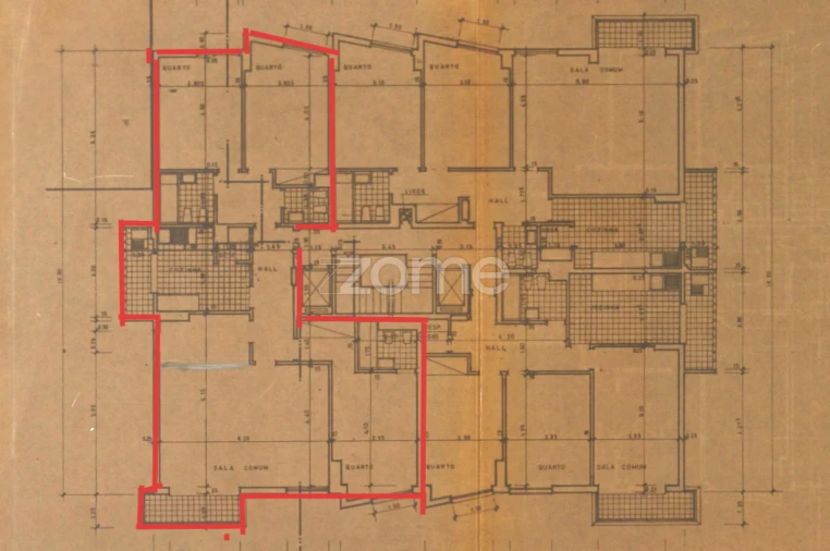 Apartamento T4 para Venda em Carnaxide e Queijas Planta 1