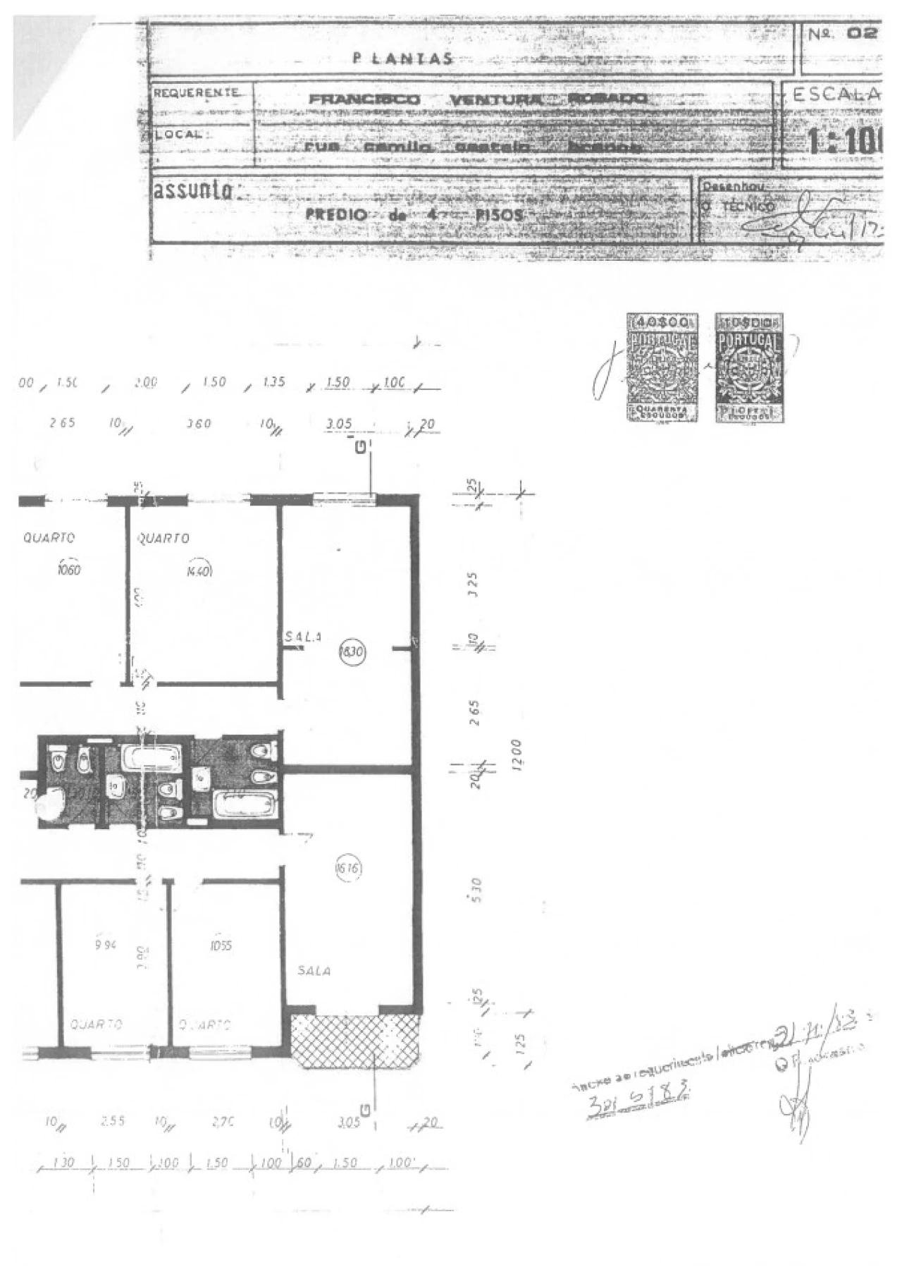 Apartamento T2 para Venda em Setubal (São Sebastião) Planta 2