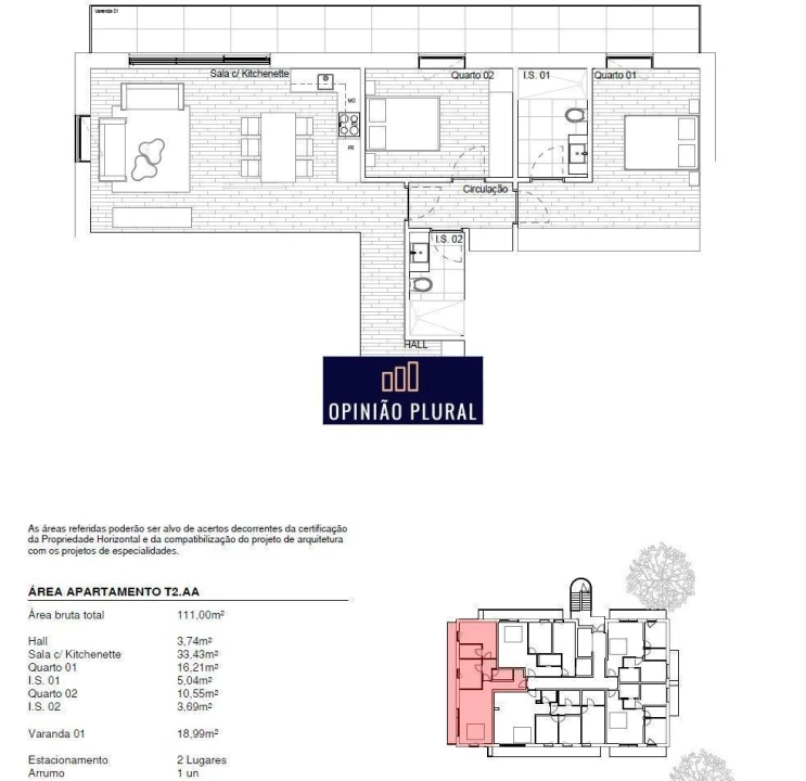 Apartamento T2 para Venda em Gondomar (São Cosme), Valbom e Jovim Foto 11