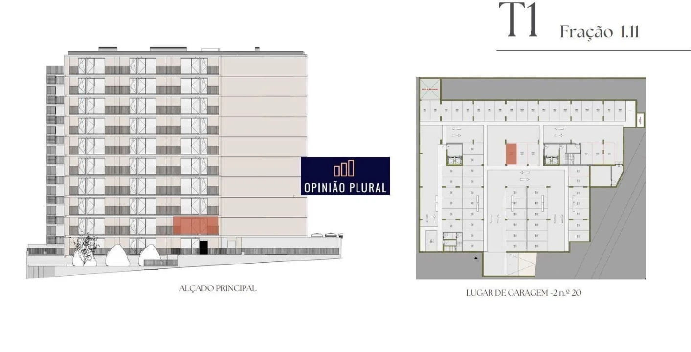 Apartamento T1 para Venda em Vilar de Andorinho Foto 9