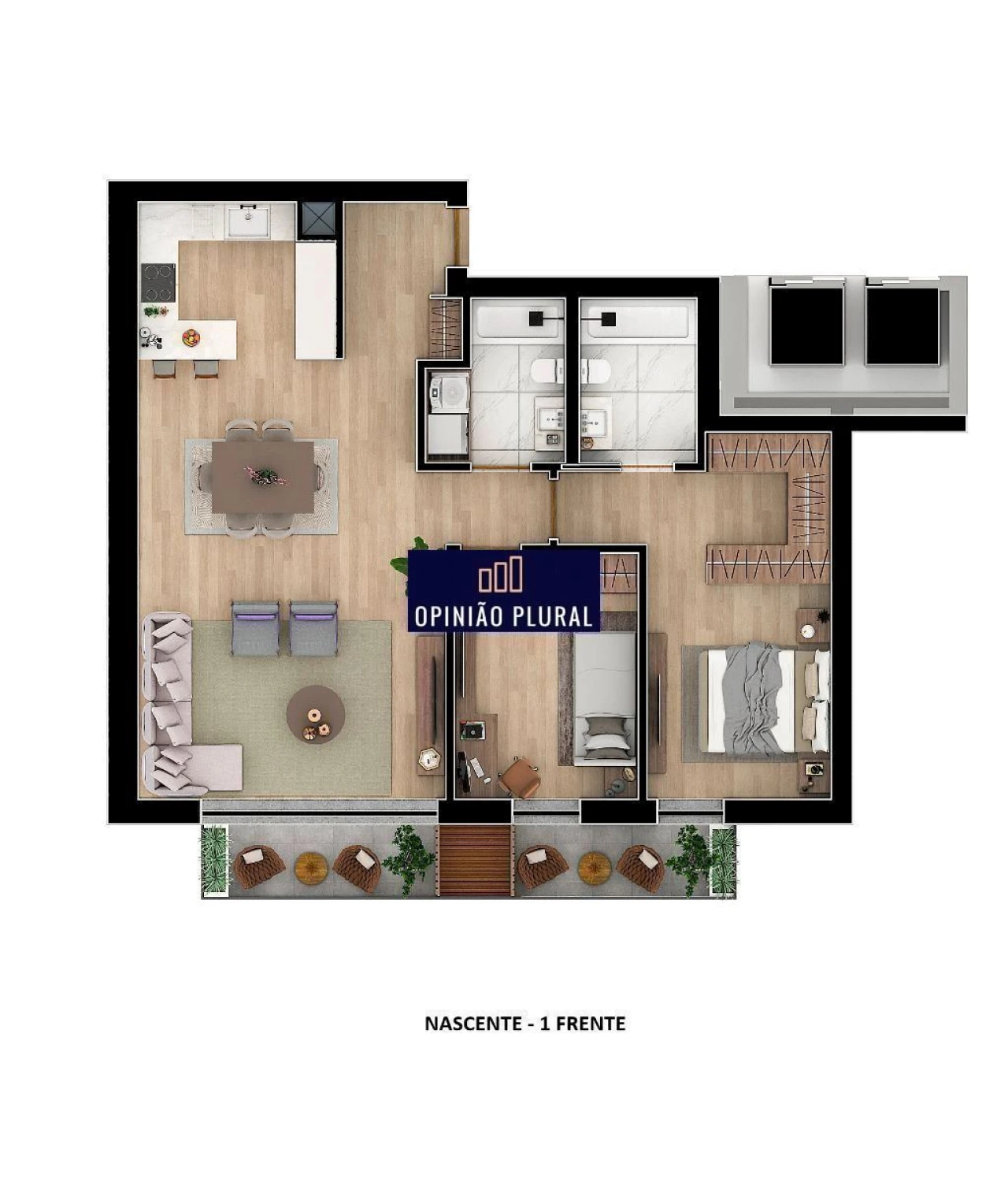 Apartamento T2 para Venda em Avintes Foto 17
