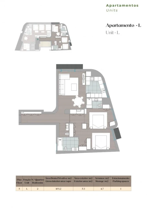 Apartamento T2 para Venda em Mafamude e Vilar do Paraíso