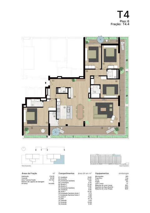 Apartamento T4 para Venda em Matosinhos e Leça da Palmeira