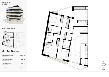 Apartamento T4 para Venda em Anta e Guetim